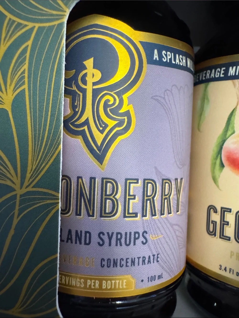 Portland Syrups premium beverage mixer concentrate 3 x 100 ml 10.2 ounces NWT